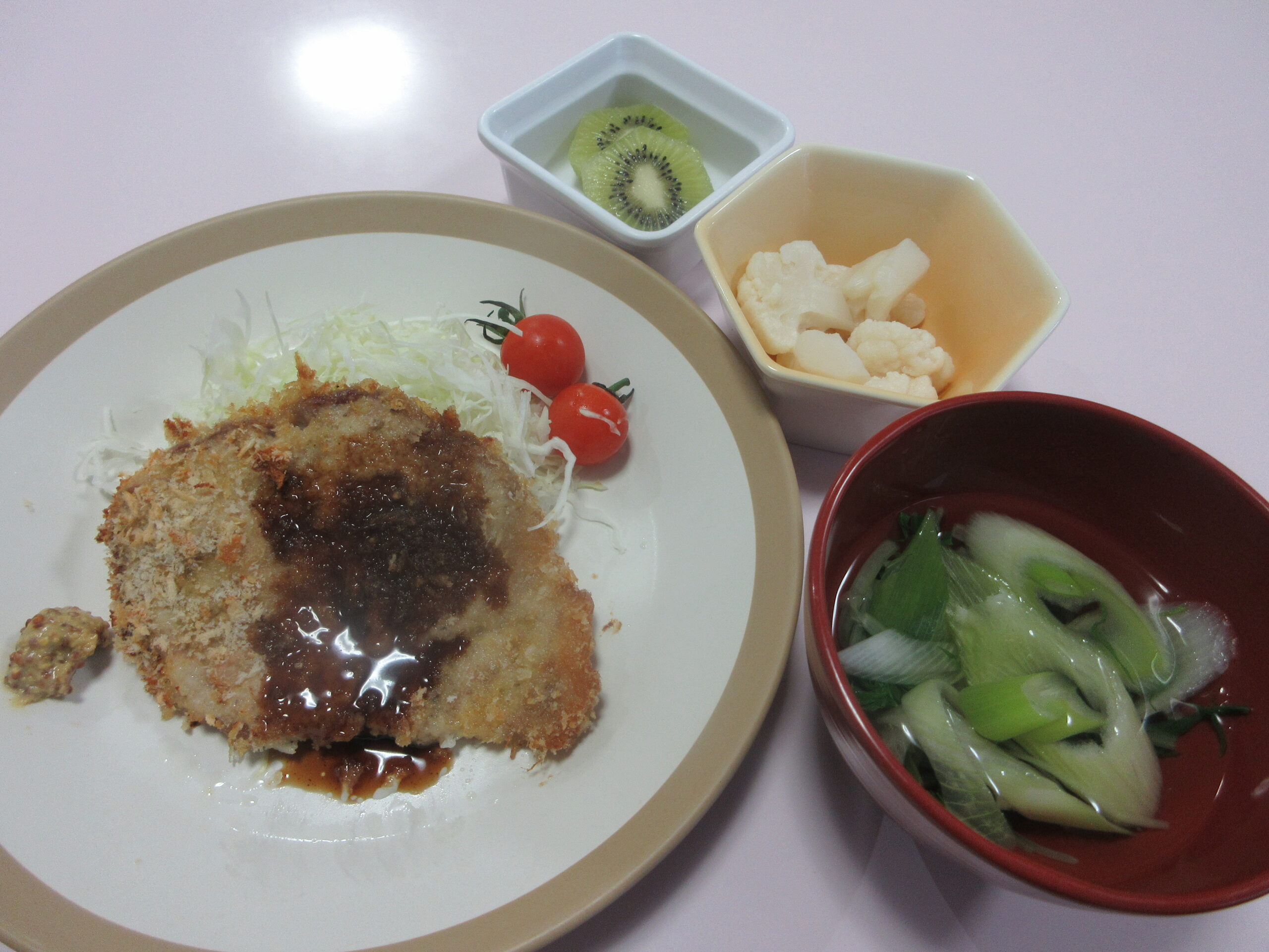パン粉をまぶして焼い