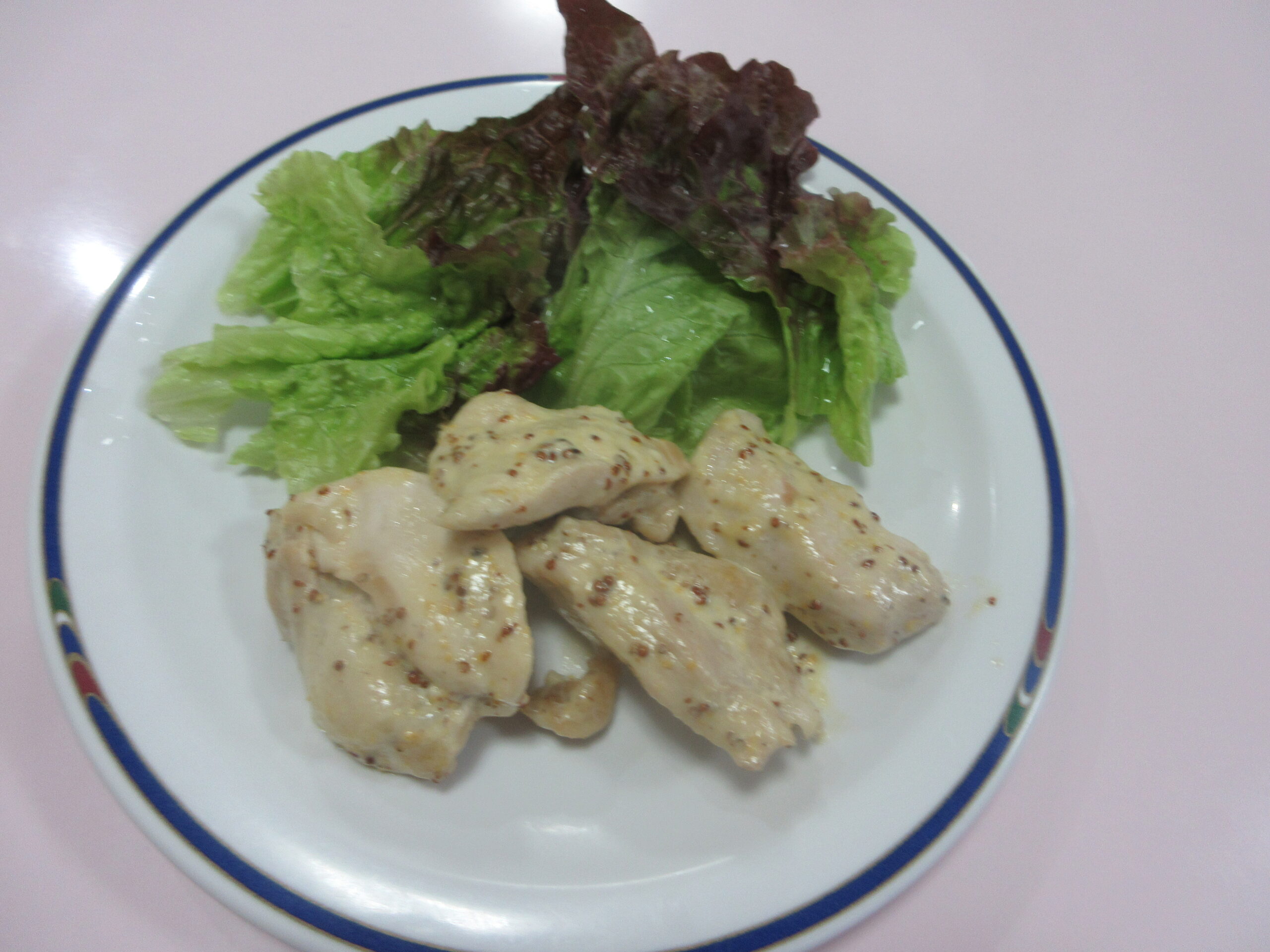 鶏むね肉のマスタードマヨ炒め