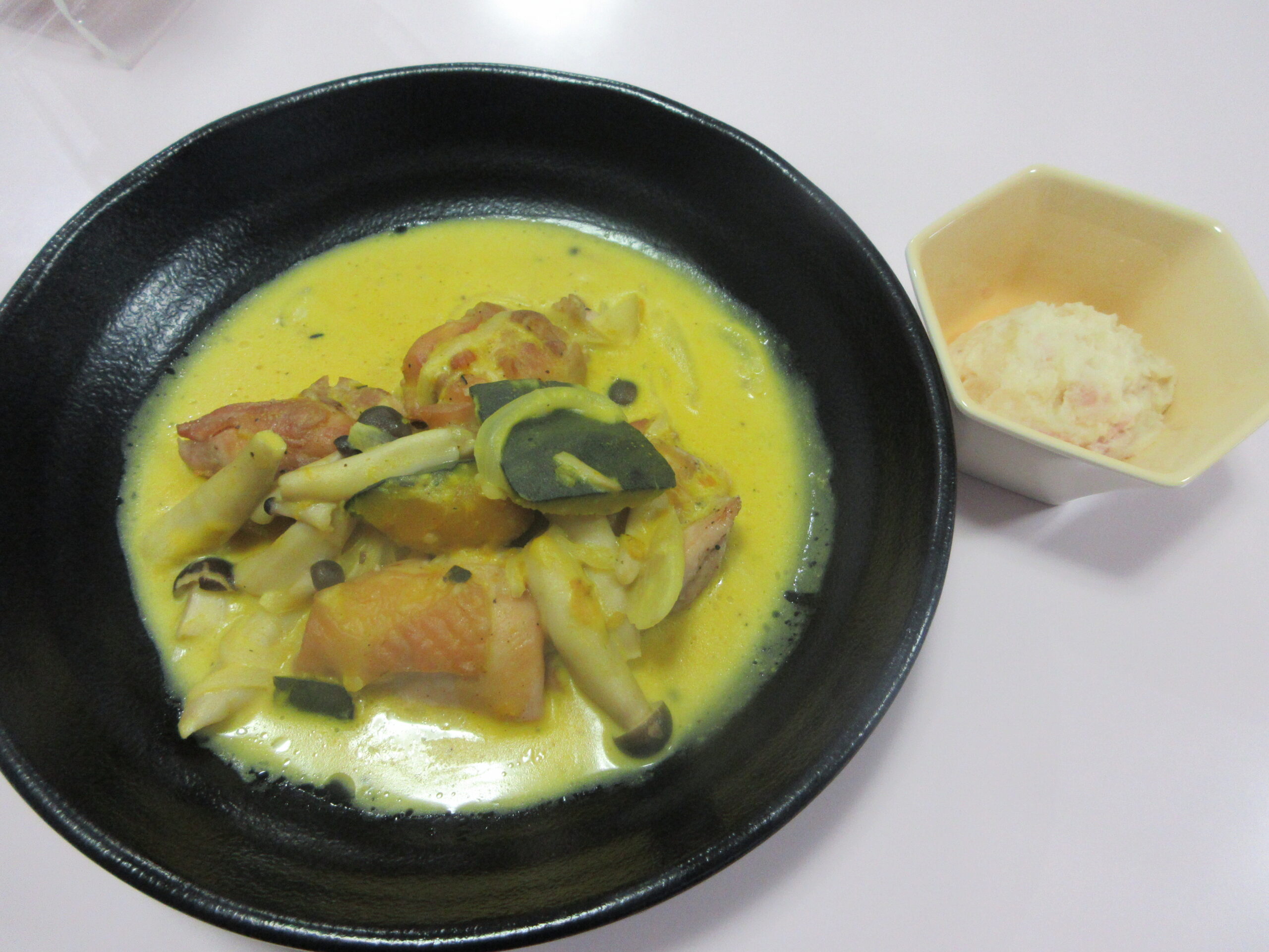 かぼちゃの甘みが味わ