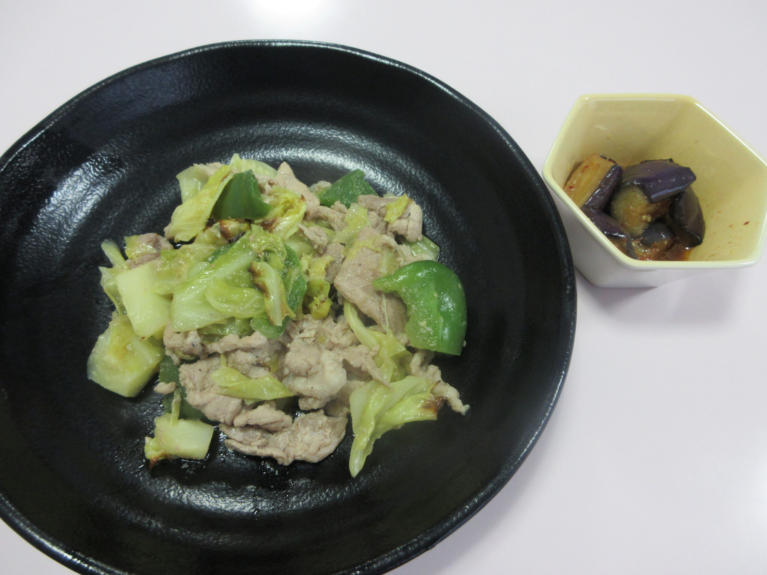 ガーリックとバターで