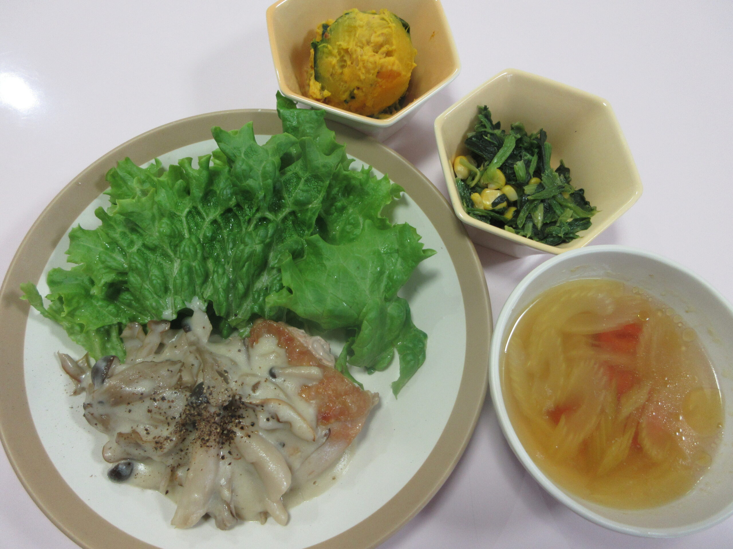 濃厚なチーズソースと