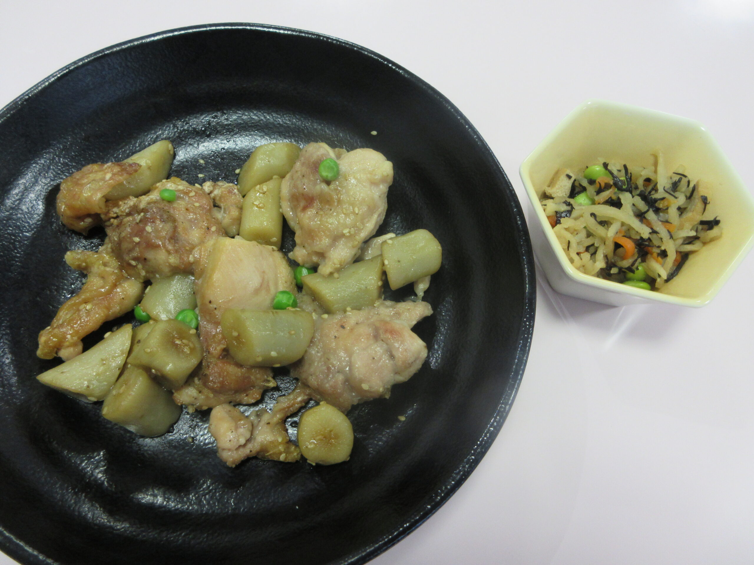 食感のいいごぼうで食