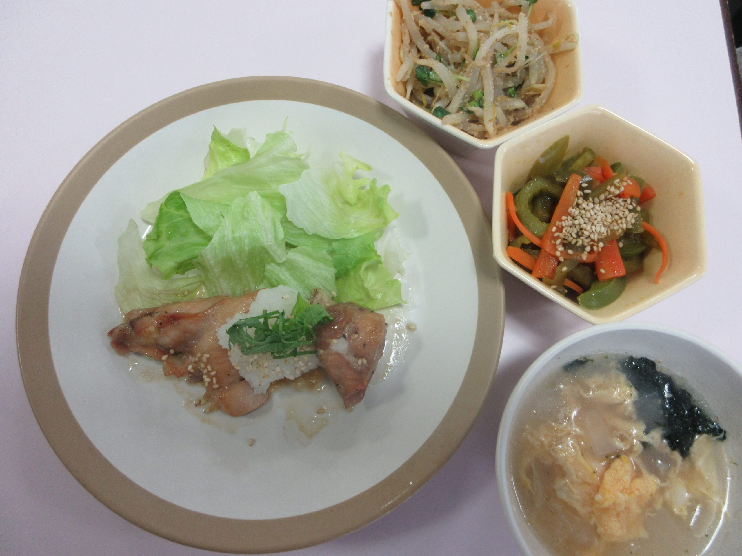 梅とだいこんおろしで